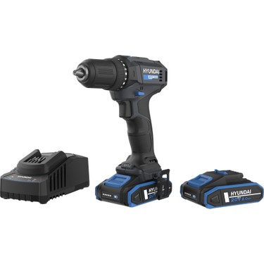 Hyundaı DD20S-40T2T Akülü Matkap 2x2Ah Set (Akü ve Şarj Dahil)